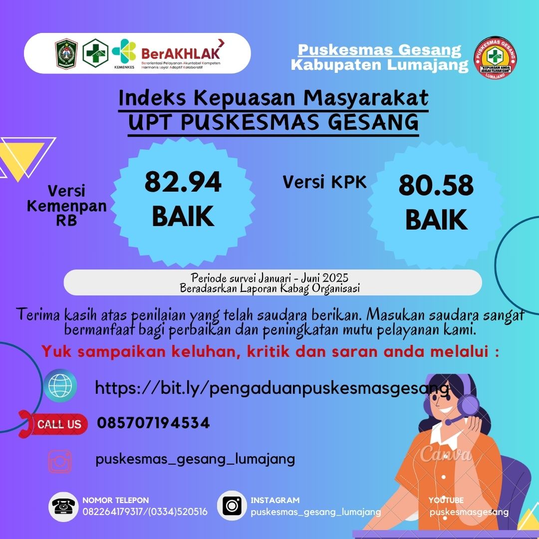 PENGUUMAN HASIL SURVEY SKM TAHUN 2025